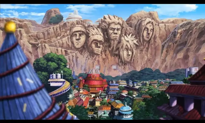 Pemandangan alam indah di Naruto Shippuden Gambar pemandangan alam di Naruto Shippuden