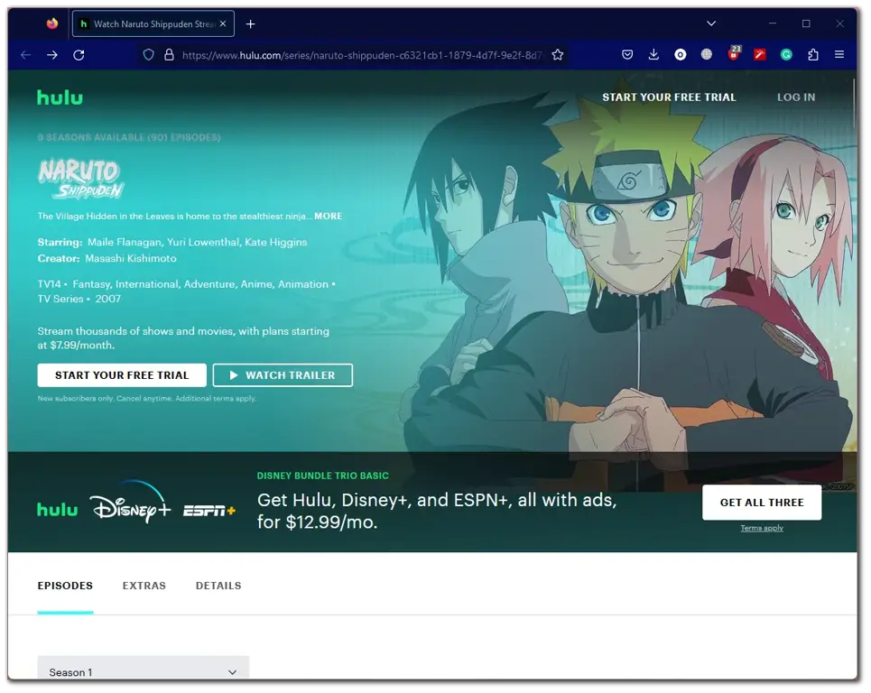 Tabel perbandingan layanan streaming Naruto: harga, kualitas, dan fitur Perbandingan layanan streaming Naruto
