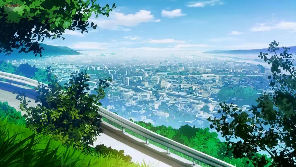 Pemandangan indah di dunia Naruto Pemandangan alam dalam film Naruto The Last