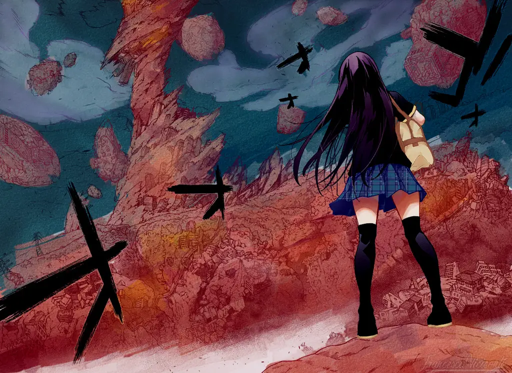 Suasana dunia Sousei no Onmyouji yang memikat Pemandangan dunia Sousei no Onmyouji yang indah dan misterius