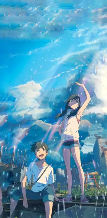 Poster resmi Weathering With You Poster film Weathering With You
