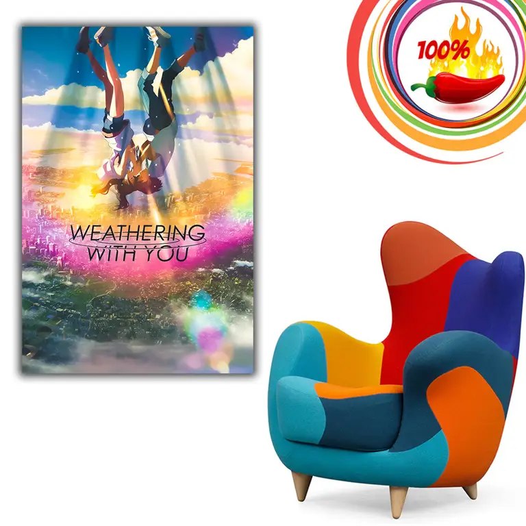 Poster resmi film Weathering With You Poster film Weathering With You